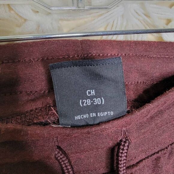 Athletic Works Driworks Pull String Jogger Sweatpants Burgundy Size Small - Picture 6 of 11
